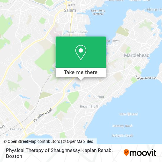 Mapa de Physical Therapy of Shaughnessy Kaplan Rehab