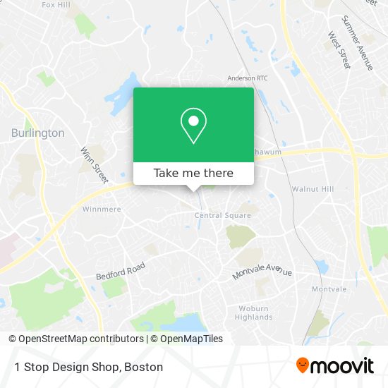 Mapa de 1 Stop Design Shop