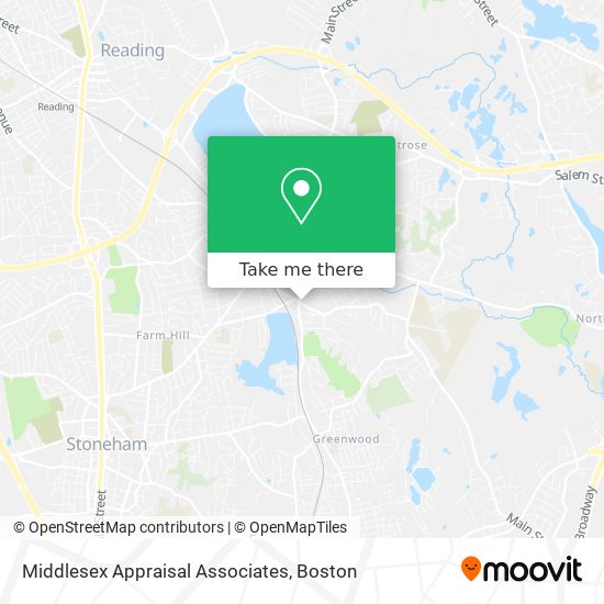 Middlesex Appraisal Associates map