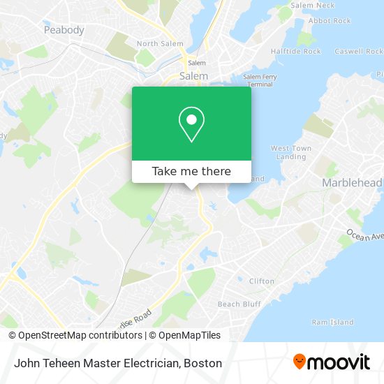 John Teheen Master Electrician map