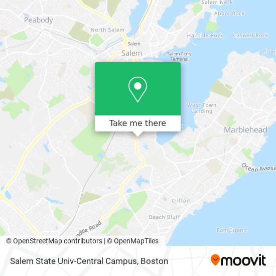 Salem State Univ-Central Campus map