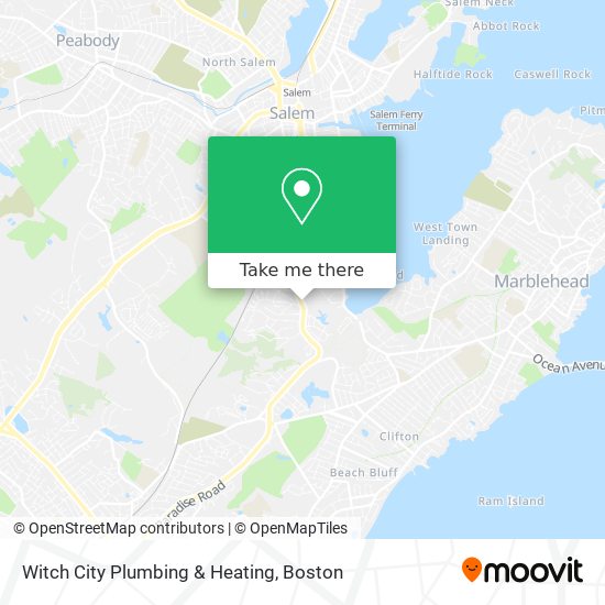 Witch City Plumbing & Heating map