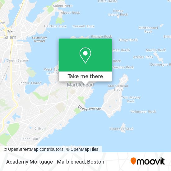 Mapa de Academy Mortgage - Marblehead