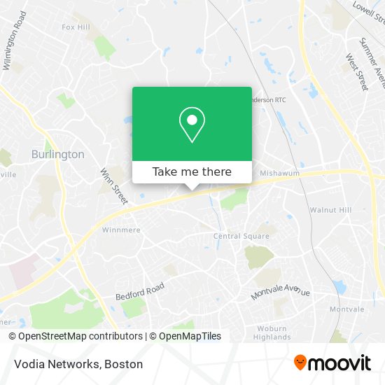 Vodia Networks map