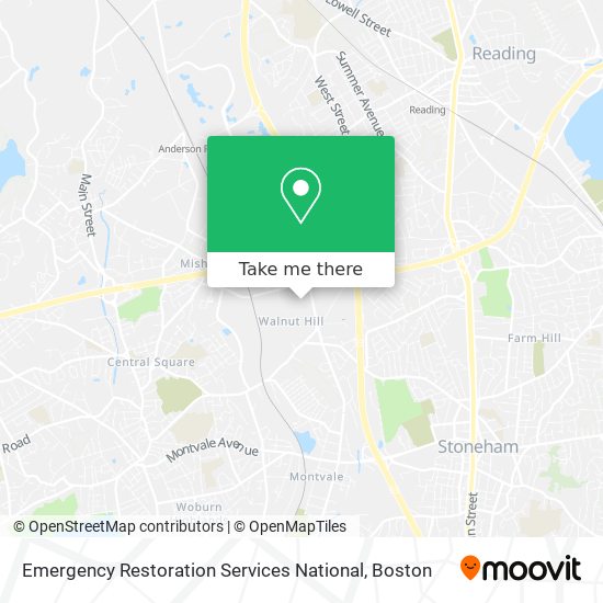 Mapa de Emergency Restoration Services National