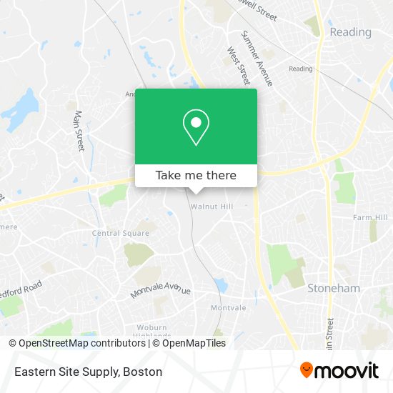 Eastern Site Supply map