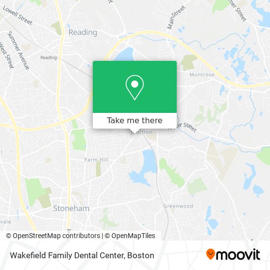 Wakefield Family Dental Center map