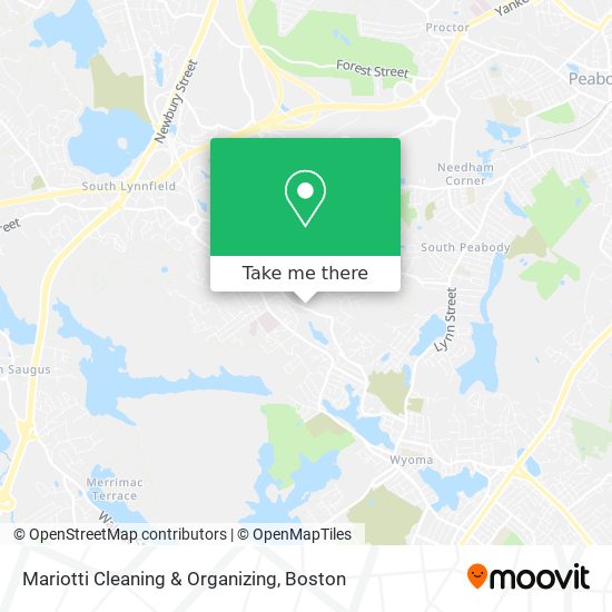 Mariotti Cleaning & Organizing map