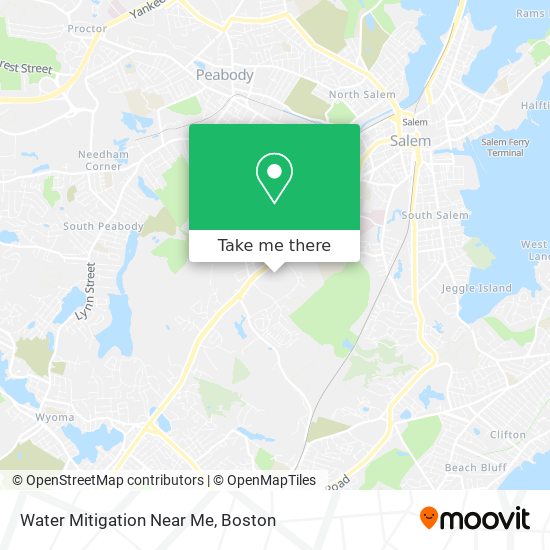 Water Mitigation Near Me map