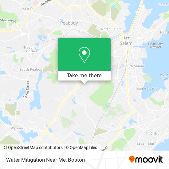 Mapa de Water Mitigation Near Me