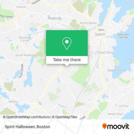 Spirit Halloween map