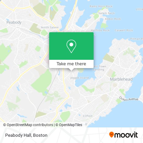 Mapa de Peabody Hall