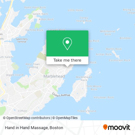 Hand in Hand Massage map