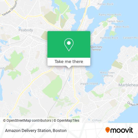 Mapa de Amazon Delivery Station