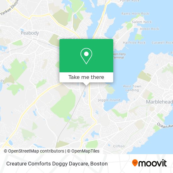 Mapa de Creature Comforts Doggy Daycare