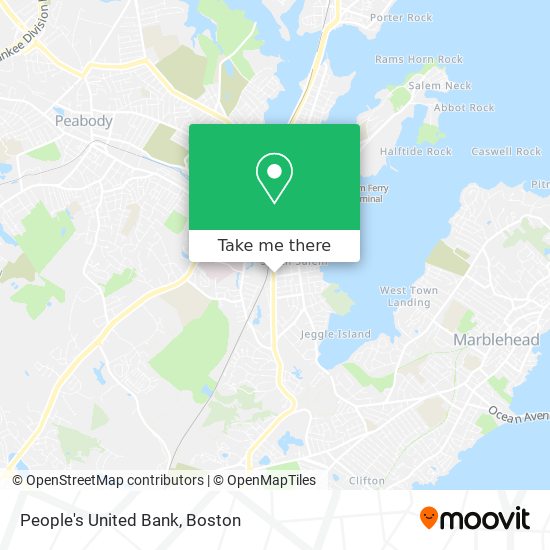 People's United Bank map