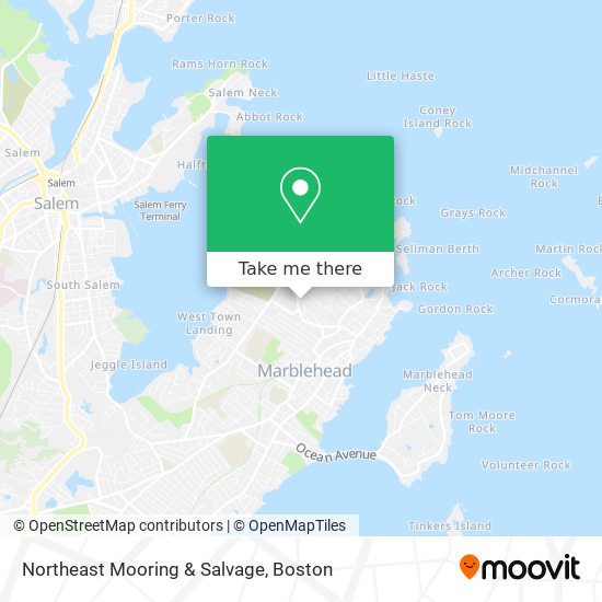 Mapa de Northeast Mooring & Salvage