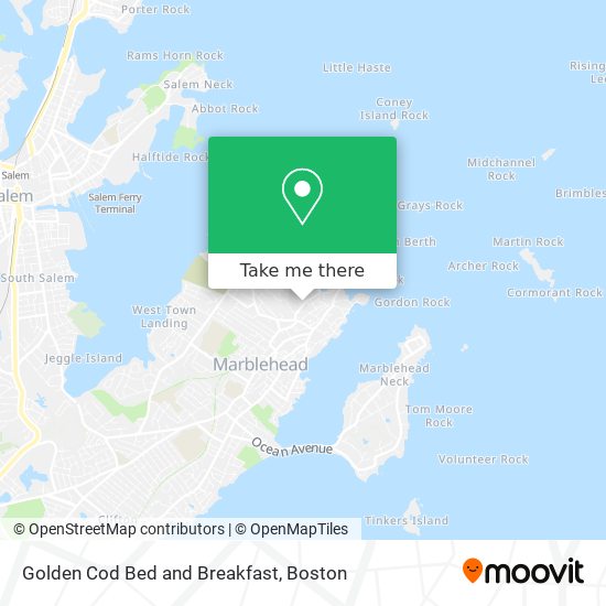 Golden Cod Bed and Breakfast map