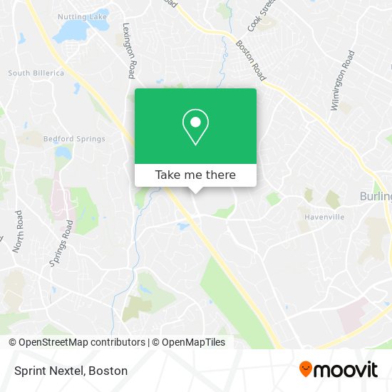 Mapa de Sprint Nextel