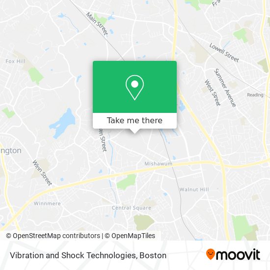 Vibration and Shock Technologies map