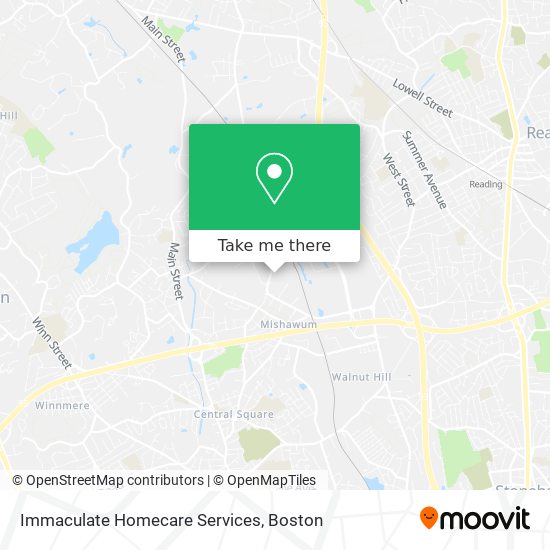 Mapa de Immaculate Homecare Services