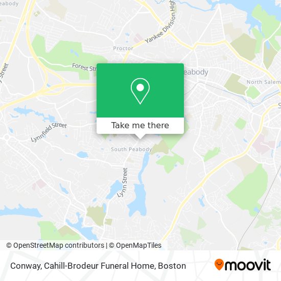 Mapa de Conway, Cahill-Brodeur Funeral Home