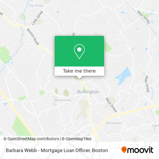 Mapa de Barbara Webb - Mortgage Loan Officer