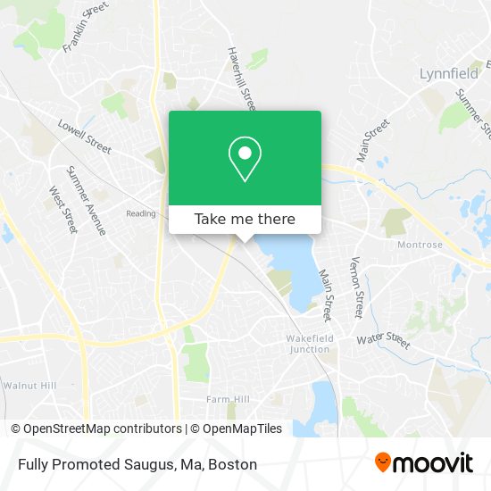 Mapa de Fully Promoted Saugus, Ma