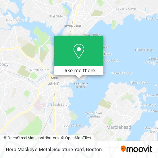 Mapa de Herb Mackey's Metal Sculpture Yard