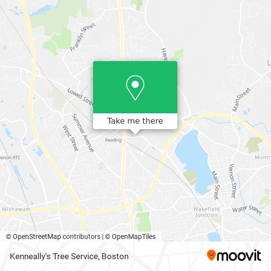 Kenneally's Tree Service map
