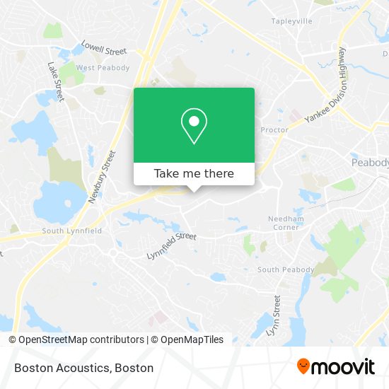 Boston Acoustics map