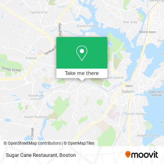 Mapa de Sugar Cane Restaurant