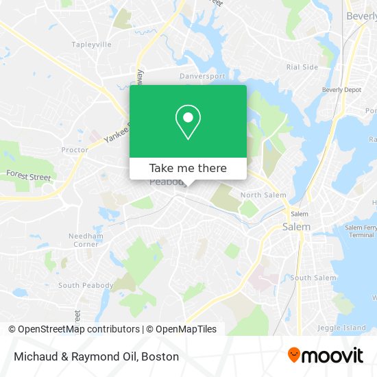 Mapa de Michaud & Raymond Oil
