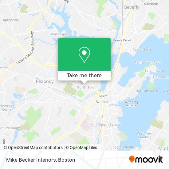 Mike Becker Interiors map