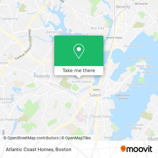 Atlantic Coast Homes map