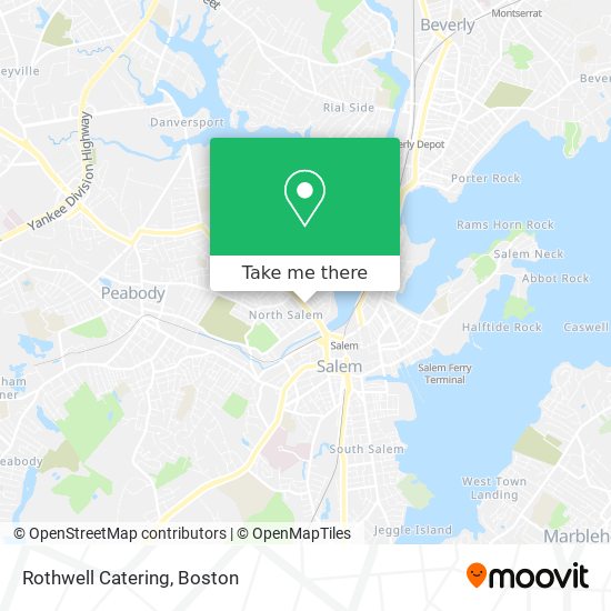 Rothwell Catering map