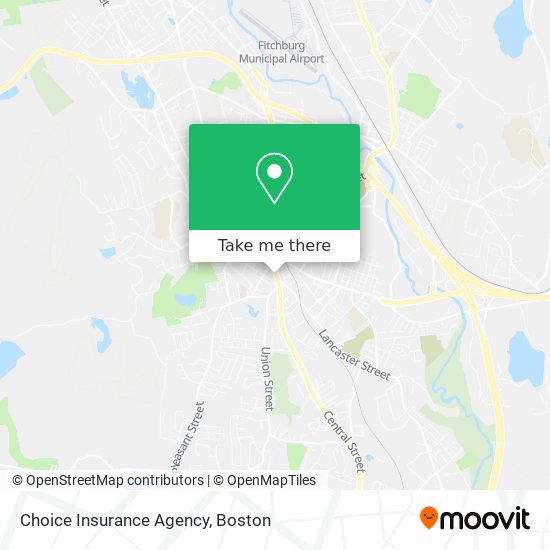 Mapa de Choice Insurance Agency