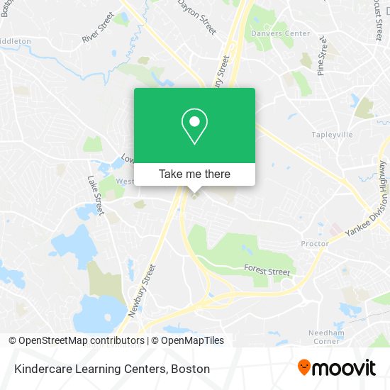 Kindercare Learning Centers map