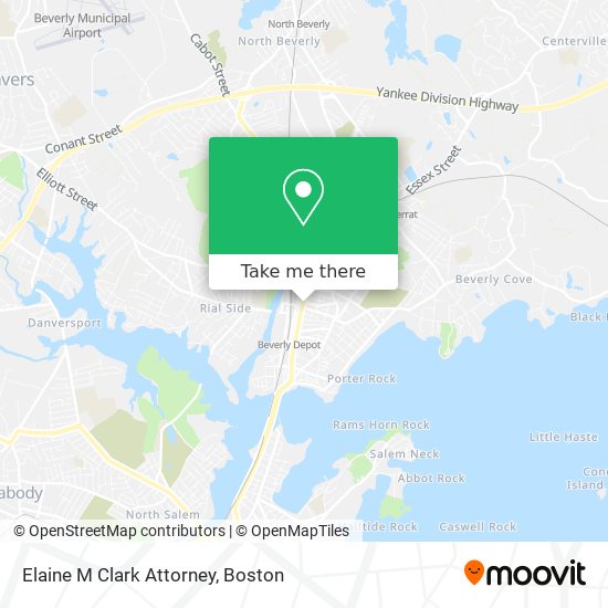 Elaine M Clark Attorney map