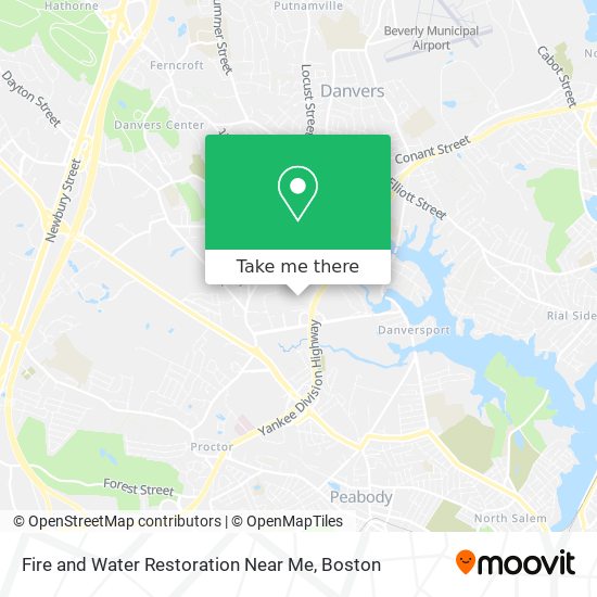 Mapa de Fire and Water Restoration Near Me