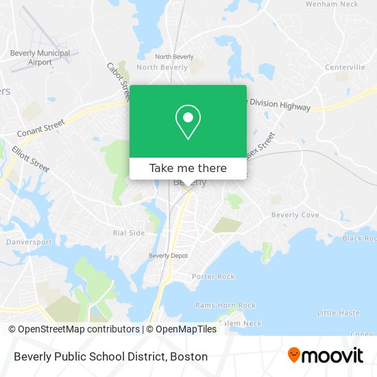 Beverly Public School District map
