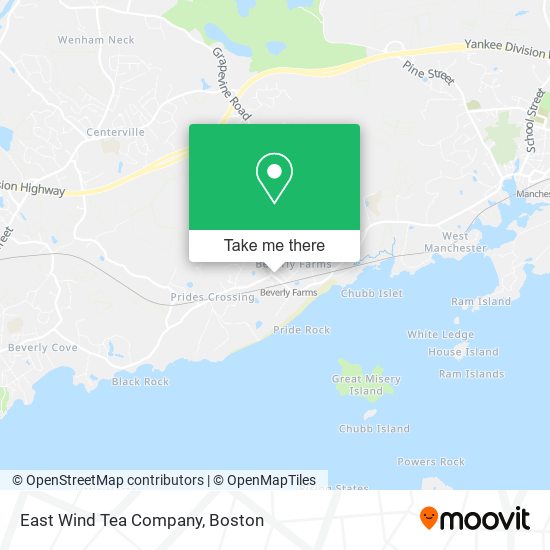 Mapa de East Wind Tea Company