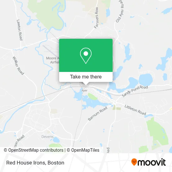 Red House Irons map