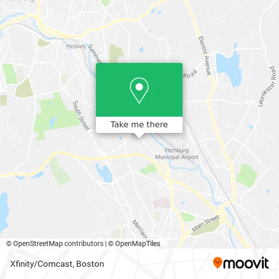 Xfinity/Comcast map