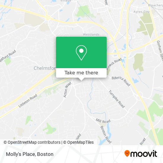 Molly's Place map