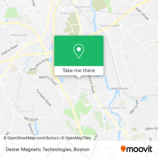 Dexter Magnetic Technologies map