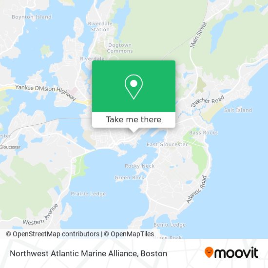 Northwest Atlantic Marine Alliance map