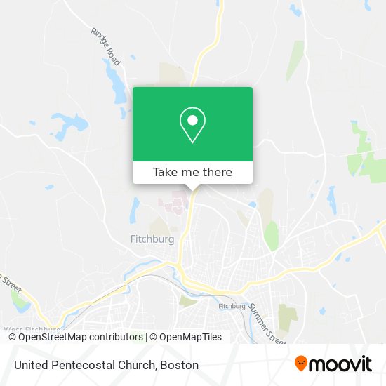 United Pentecostal Church map