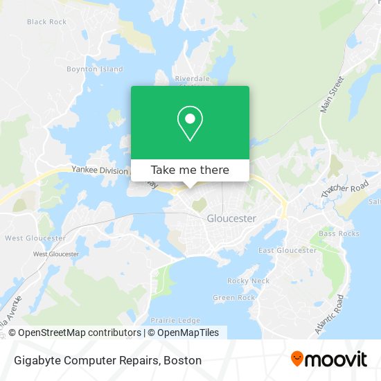 Gigabyte Computer Repairs map