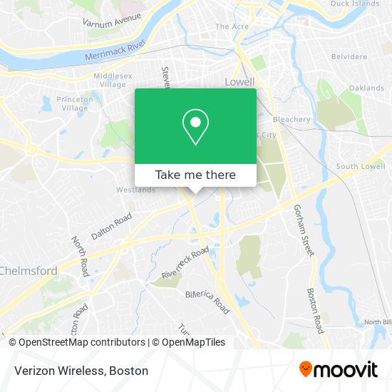 Verizon Wireless map